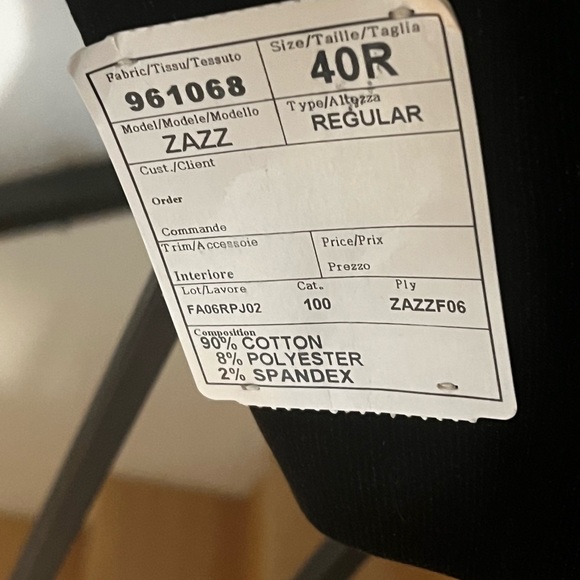 Point zero men’s black outside with a sparkle and blue inside sports blazer - Picture 4 of 9